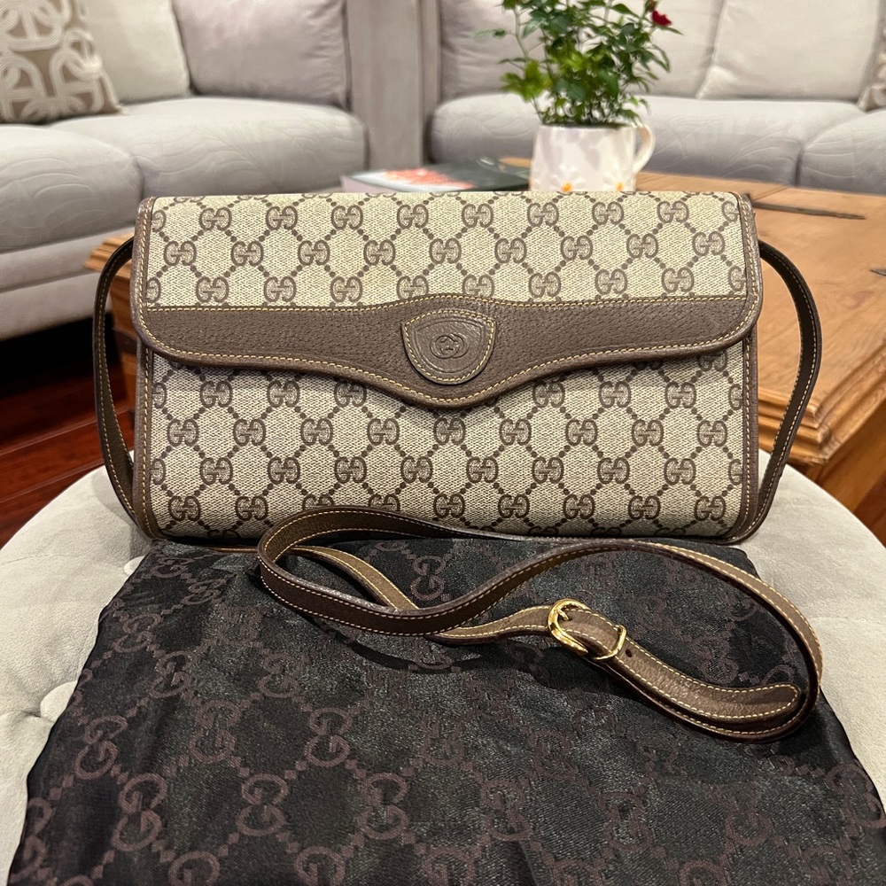 Gucci Vintage Shoulder Bag w/ Dust Bag & COA EUC - Picture 13 of 17